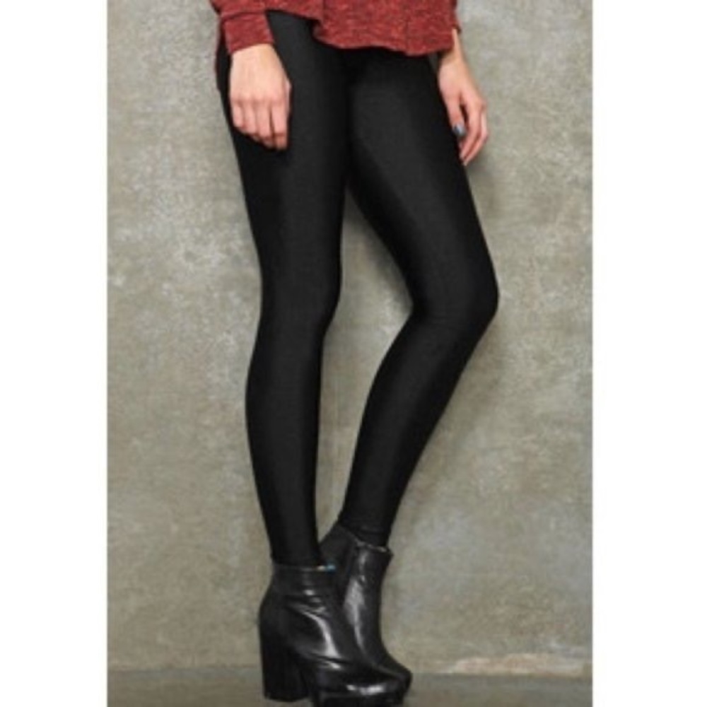 Urban Outfitters BDG Black Shiny Leggings